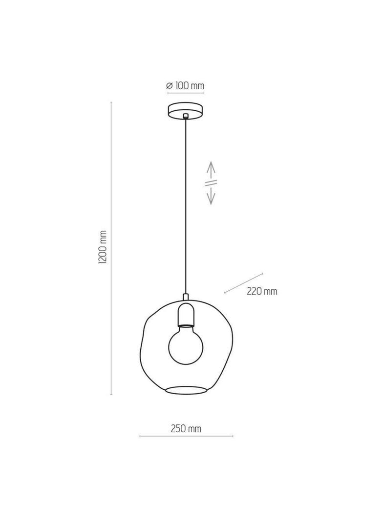 TK-Lighting lampa wisząca SOL 1xE27,max 60W