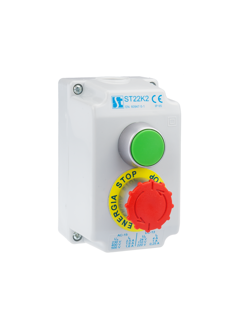 KASETA KOMPLETNA 2-OTWOROWA Z NAP.KZ,B I 2 DŁAWNICAMI M20