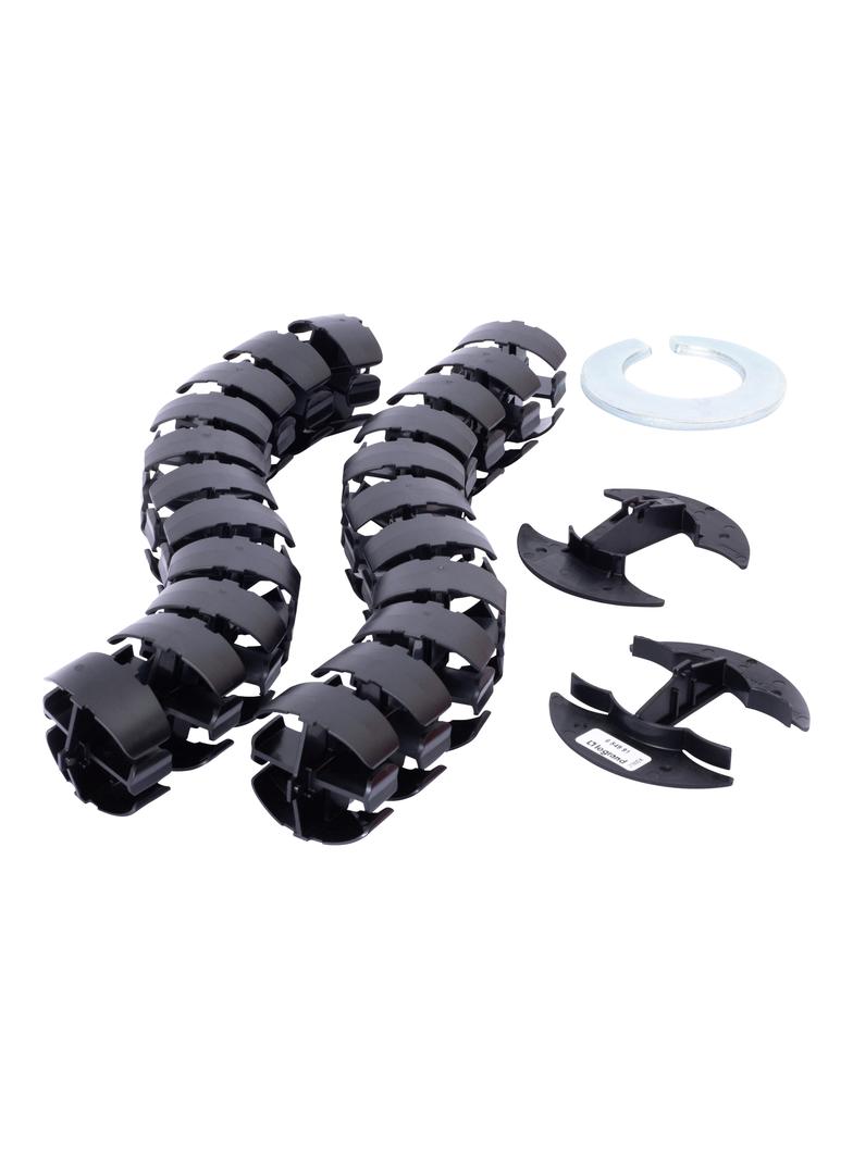 Incara: Vertebra - 4 Przedziały Metalowa Stopa - 0,8 M-Czarny 654991 LEGRAND