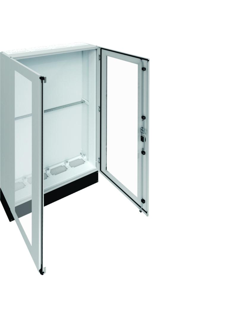 univers Rozdzielnica stojąca IP55 kl. II 1050x1850x275 + cokół 200mm drzwi transparentne FR24L2 HAGER