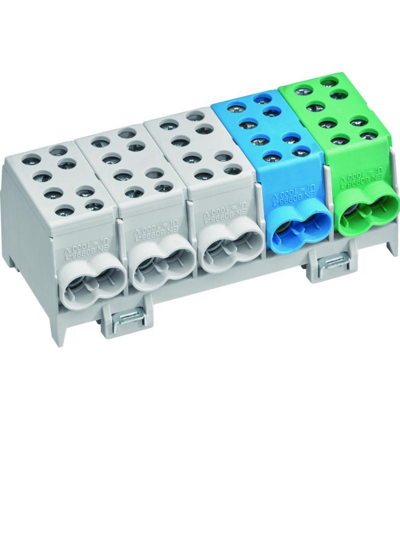 Zaciski rozgałęźne 5-polowe 4x35mm2 KH45A HAGER