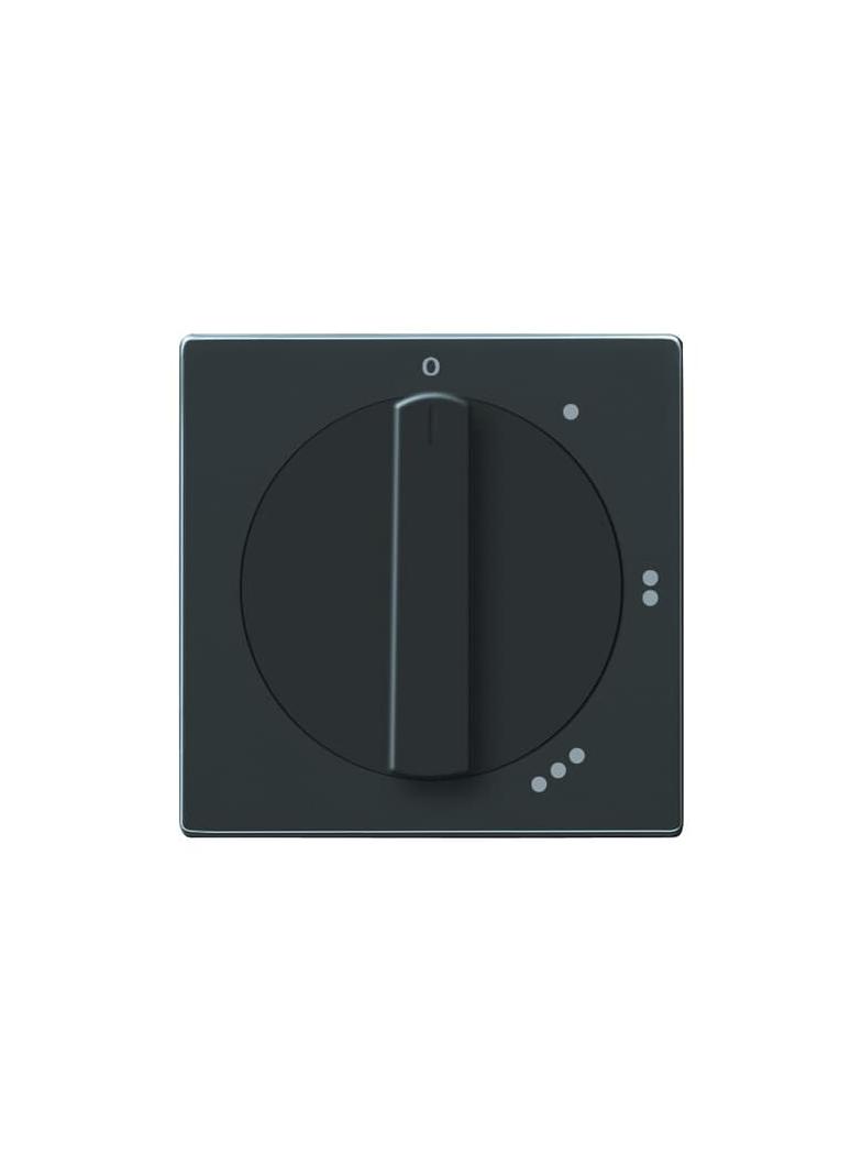 CARAT/FUTURE  Pokrywa z pokrętłem i nadrukiem antracyt