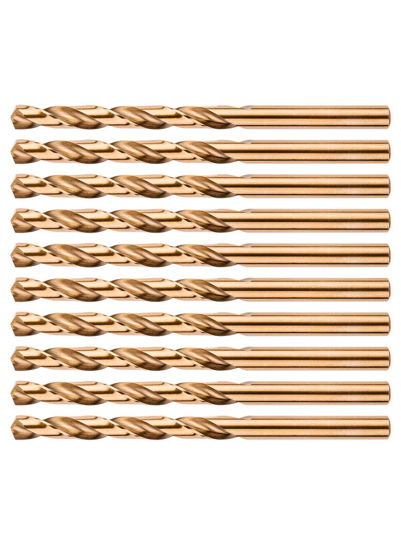 Wiertła do metalu HSS-Co 6.5 mm, 10 szt.