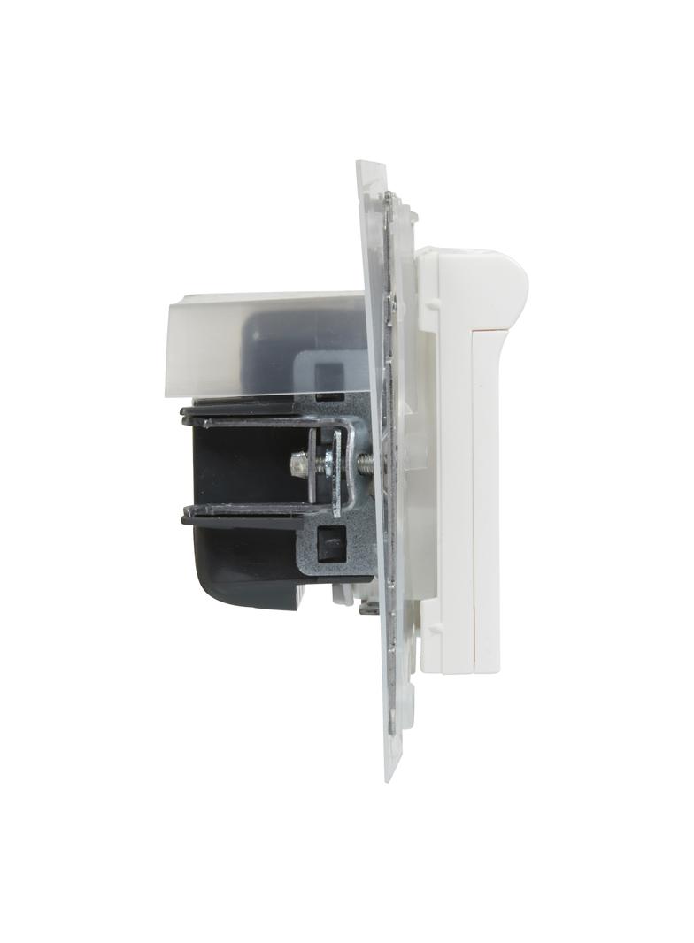 SUNO - Gniazdo 2P+Z IP44 - 16 A - 250 V~ - zaciski automatyczne - z przesłoną, Biały, Legrand