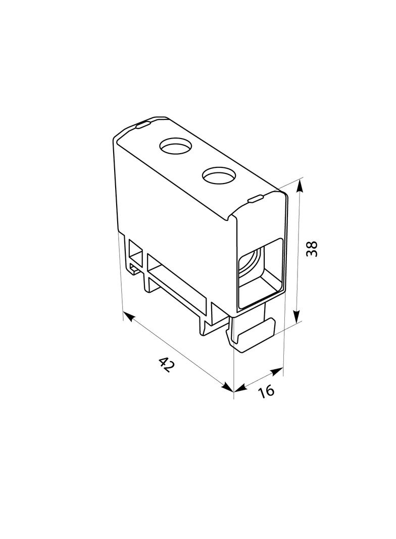 Złączka przelotowa WLZ35P/16/n 48.516 OPATÓWEK