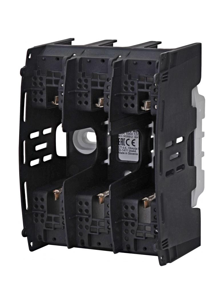 PTI 00 M8-2M6 3p - Podstawa bezpiecznikowa z osłonami zacisków