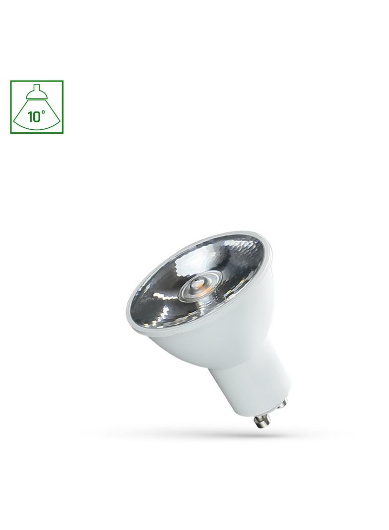 LED GU10 230V 6W SMD 10st  WW z soczewką SPECTRUM