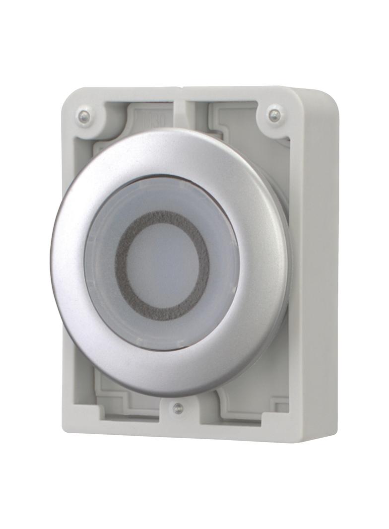 M30C-FDRL-W-X0 Przycisk podświetlany 30mm płaski bez samopowrotu O 182934 EATON