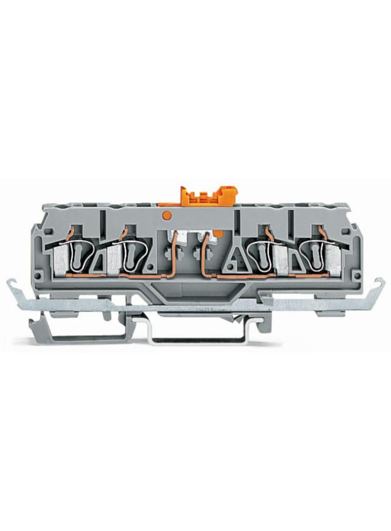 złączka rozłączalna 4-przewodowa 2,5 mm2 nóż rozłączający szary