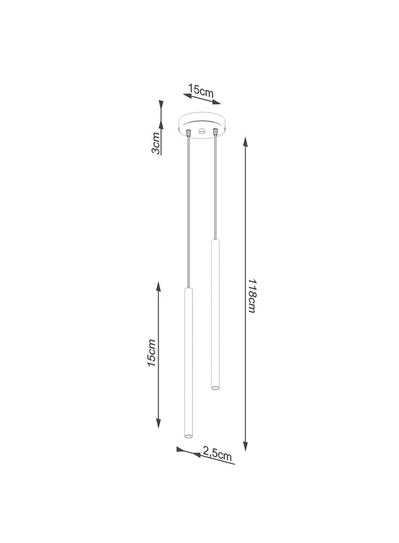 Sollux Lampa wisząca PASTELO 2 biała SL.1303