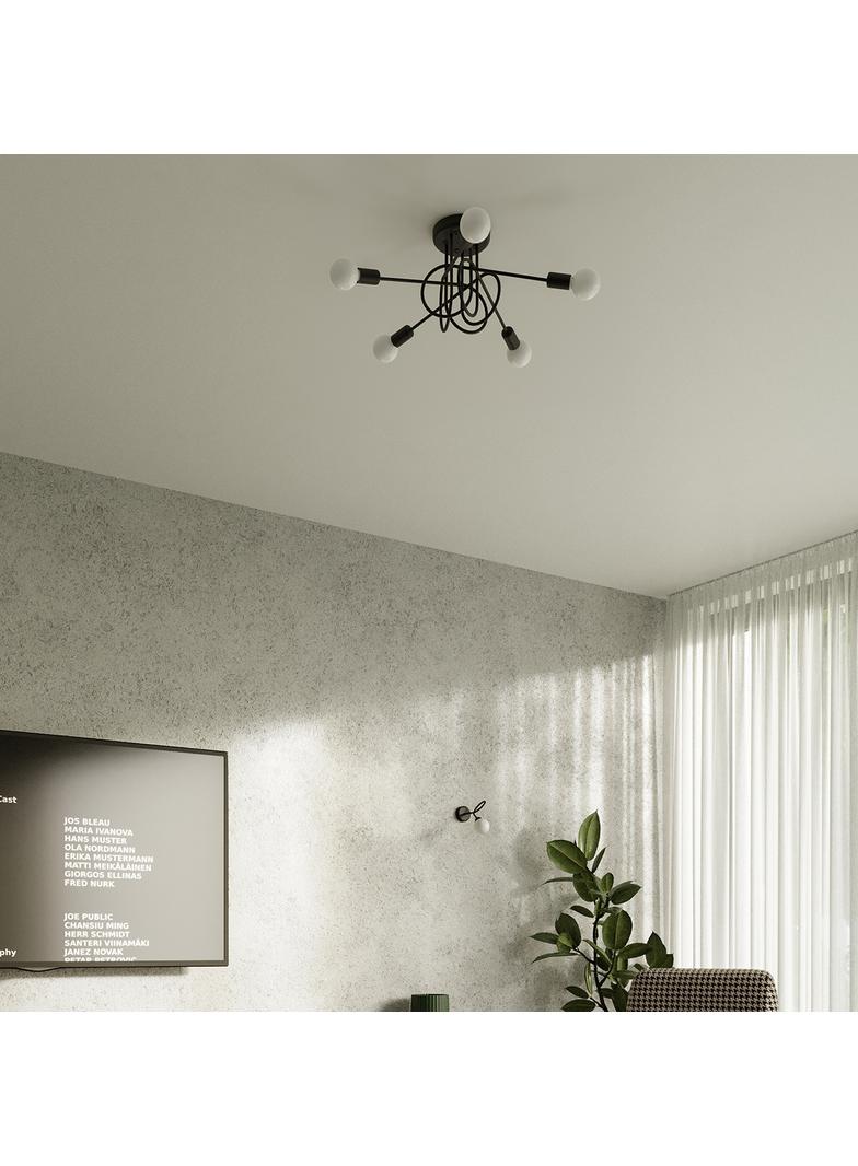 Żyrandol LOOP 3 czarny