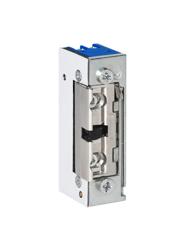 Elektrozaczep symetryczny z pamięcią i z blokadą, regulacja zapadki, niskoprądowy, 280mA dla 12VDC