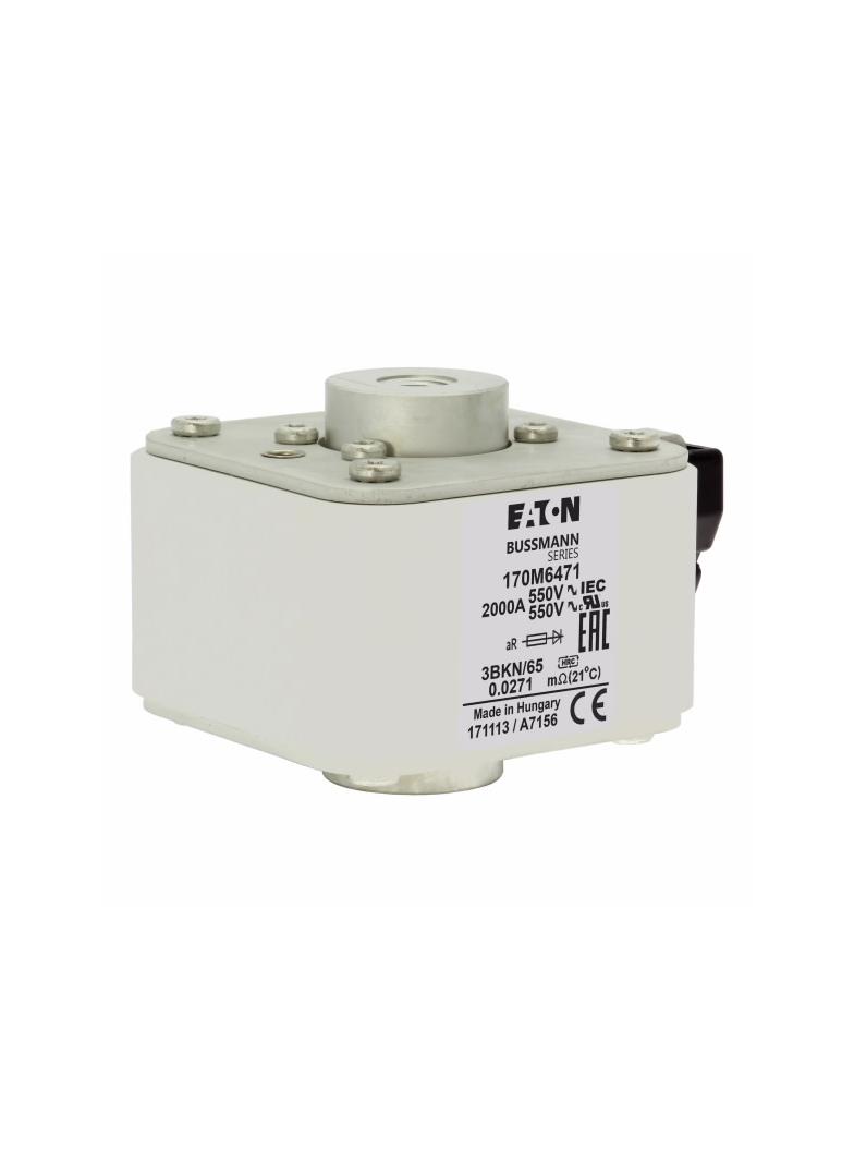 FUSE 2000A 550V 3BKN/65 AR UR Wkładka szybka 2000A AC 550V rozmiar 3 76x92x53 mm aR IEC UL 170M6471