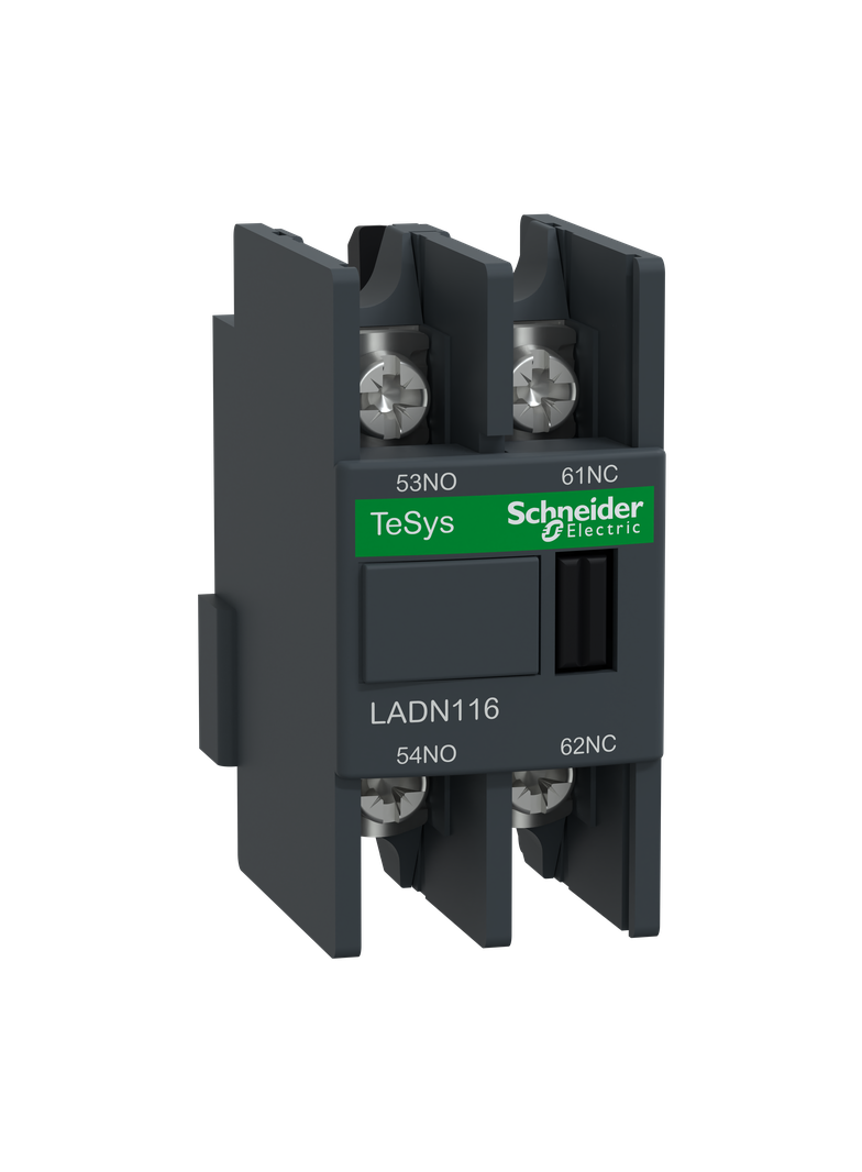 Blok styków pomocniczych wyprzedzających LC1 1NO 1NC zaciski śrubowe LADN116