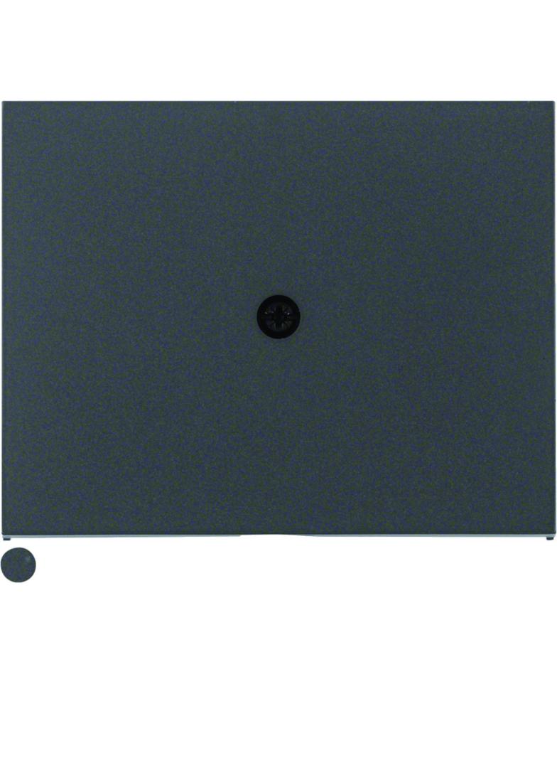 BERKER K.1 Płytka czołowa do przyłączy kablowych antracyt mat lakierowana 10057006 HAGER