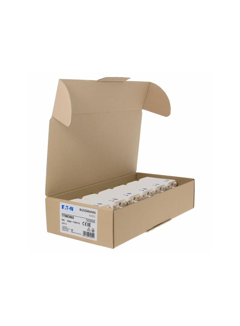 50A 1000V 1*KN/110 aR INDICATOR FUSE Wkładka szybka 50A AC 1000V compact DIN 1 43x61x138 m 170M3965