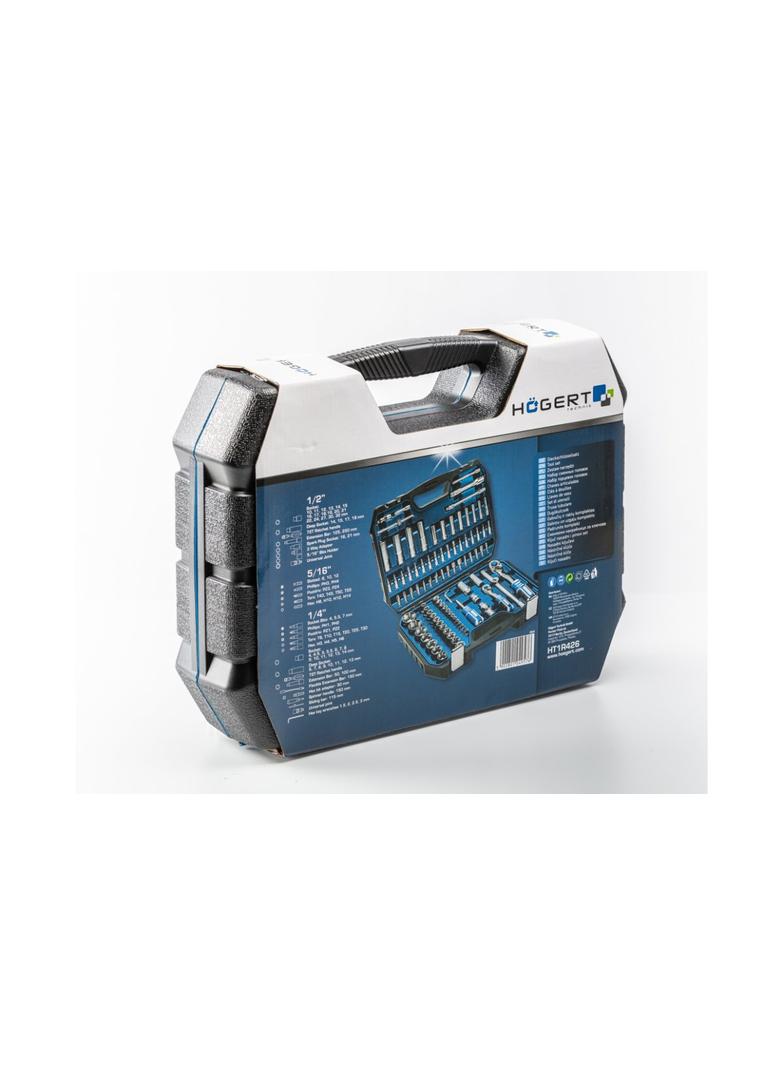 Zestaw narzędzi 95 szt. CrV, 1/4", 1/2"