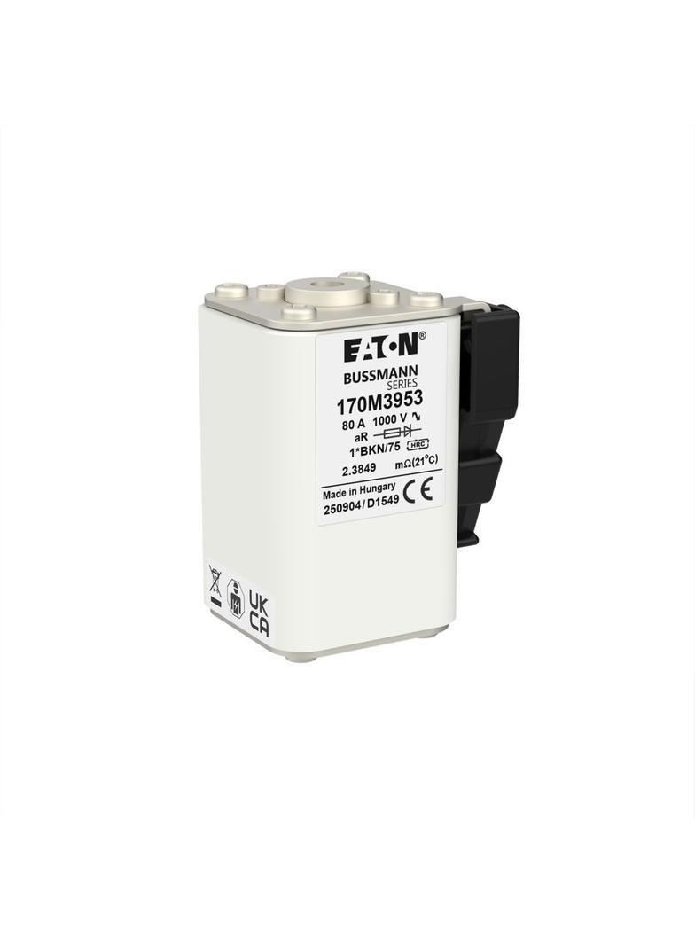 FUSE 80A 1000V 1*BKN/75 AR Wkładka szybka 80A AC 1000V rozmiar 1 43x61x74 mm aR IEC 170M3953 EATON