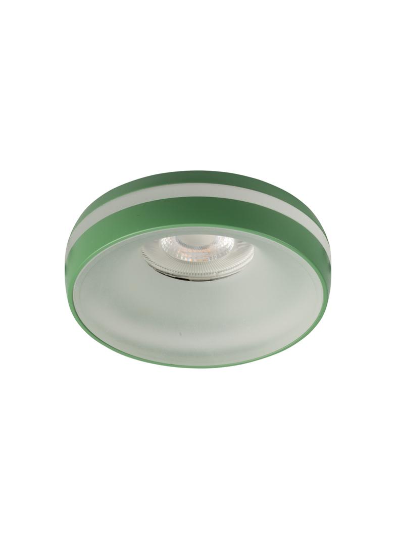 ELICEO DSO GR Oczko sufitowe ELICEO DSO GR okrągły stop aluminium kolor zielony 1XGx5,3/GU10 35296 KANLUX