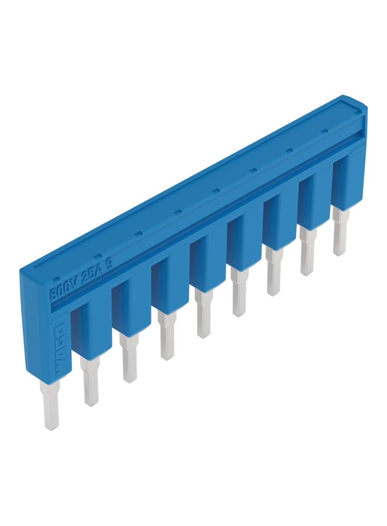 Mostek grzebieniowy z izolacją 9‑tor. niebieski 2002‑409/000‑006 /25szt./ WAGO