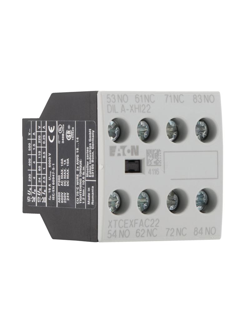 Styk pomocniczy 2Z 2R montaż czołowy DILA-XHI22 276426 EATON