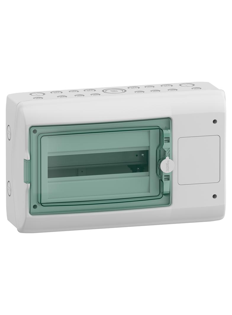 Rozdzielnica natynkowa 1x12Mureva (dawna Kaedra) IP65 z kasetą sMRV-1-12-NT-T kaseta z 1 otworem 13438 Schneider