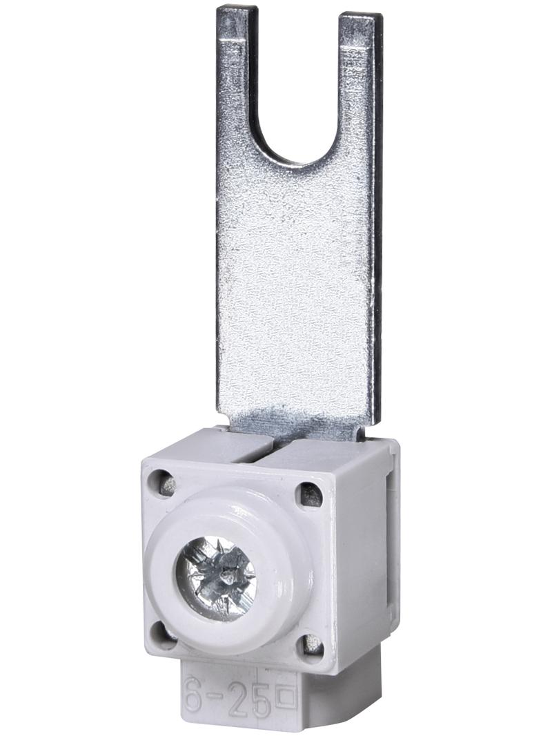 EFB-25FT-28 Zacisk zasilający widełkowy,podłączenie górne