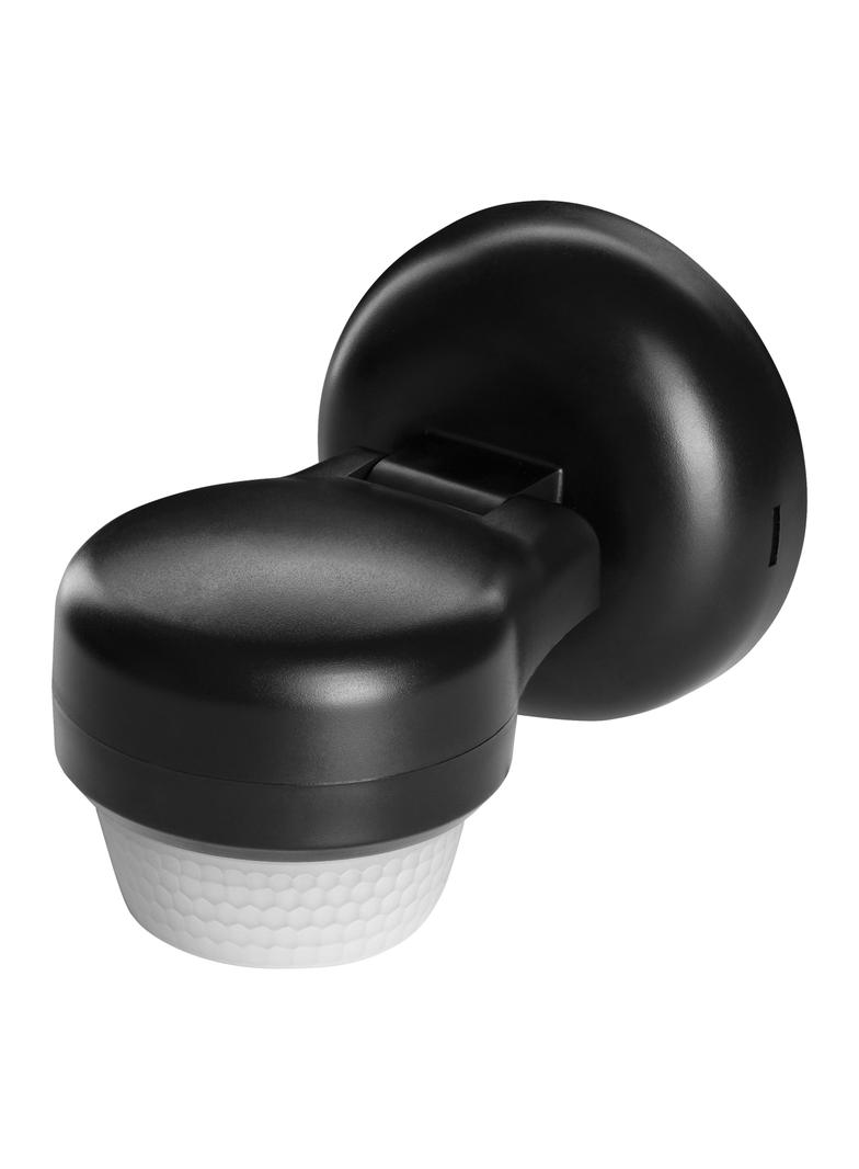 Czujnik detektor ruchu 360st. IP65 1200W zasięg max. 24m czarny ORNO