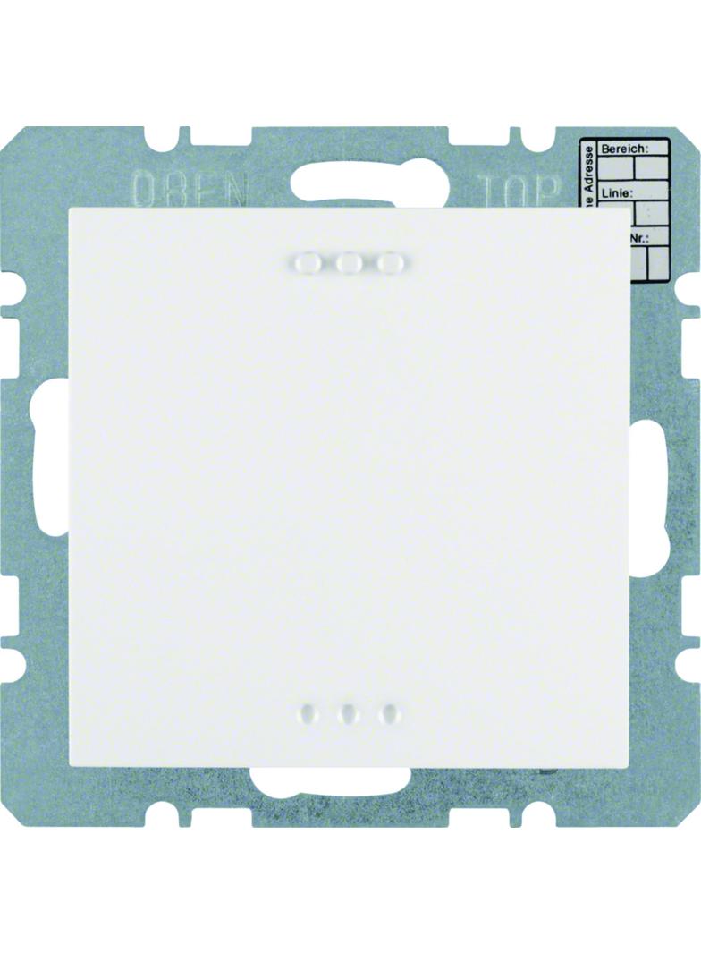 BERKER KNX system S.1/B.3/B.7 Regulator temperatury bez sterowania ręcznego z interfejsem uniwersalnym biały 75441259 HAGER