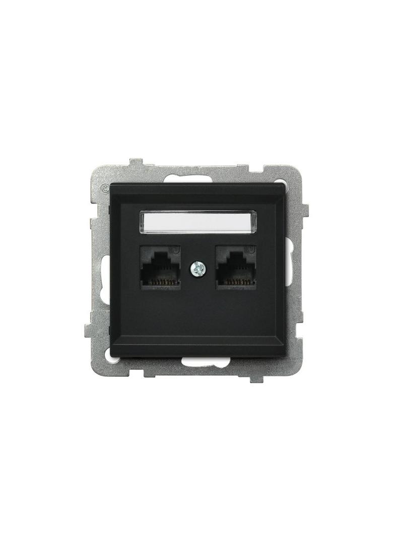 Gniazdo komputerowe, podwójne, kat. 6,