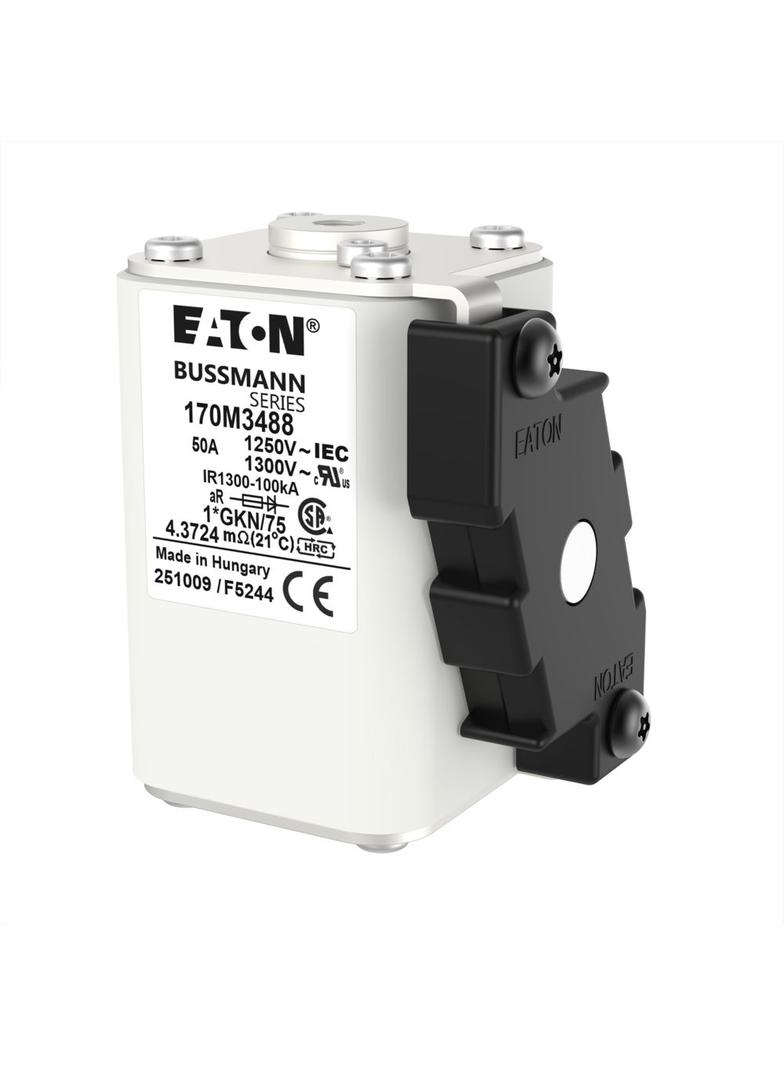 FUSE 50A 1250V 1*GKN/75 AR CU Wkładka szybka 50A AC 1250V rozmiar 1 45x59x81 mm aR, 170M3488 EATON