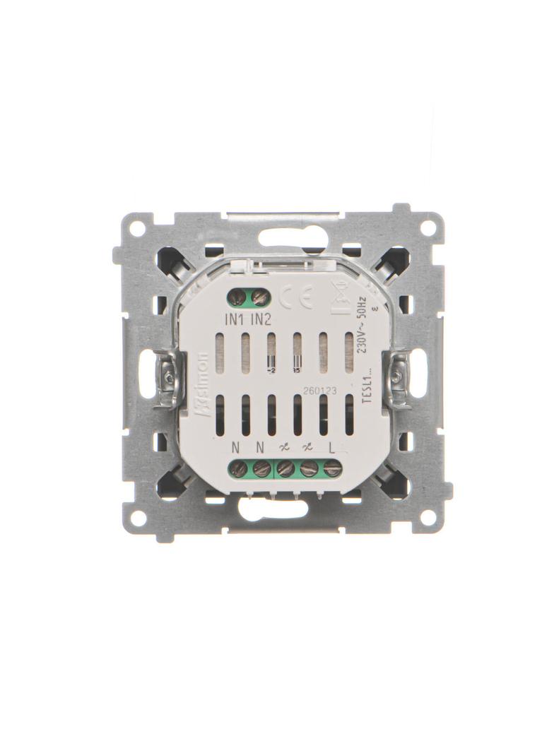 Simon 55 Ściemniacz do LED ściemnialnych klawiszowy Czarny mat