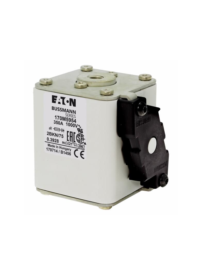 FUSE 350A 1000V 2BKN/75 AR UR Wkładka szybka 350A AC 1000V rozmiar 2 59x77x75 mm aR IEC UL 170M5954