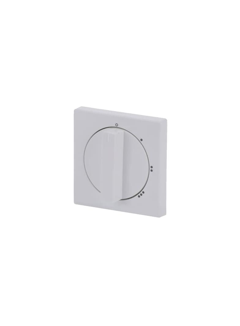 CARAT/FUTURE  Pokrywa z pokrętłem i nadrukiem biały studyjny