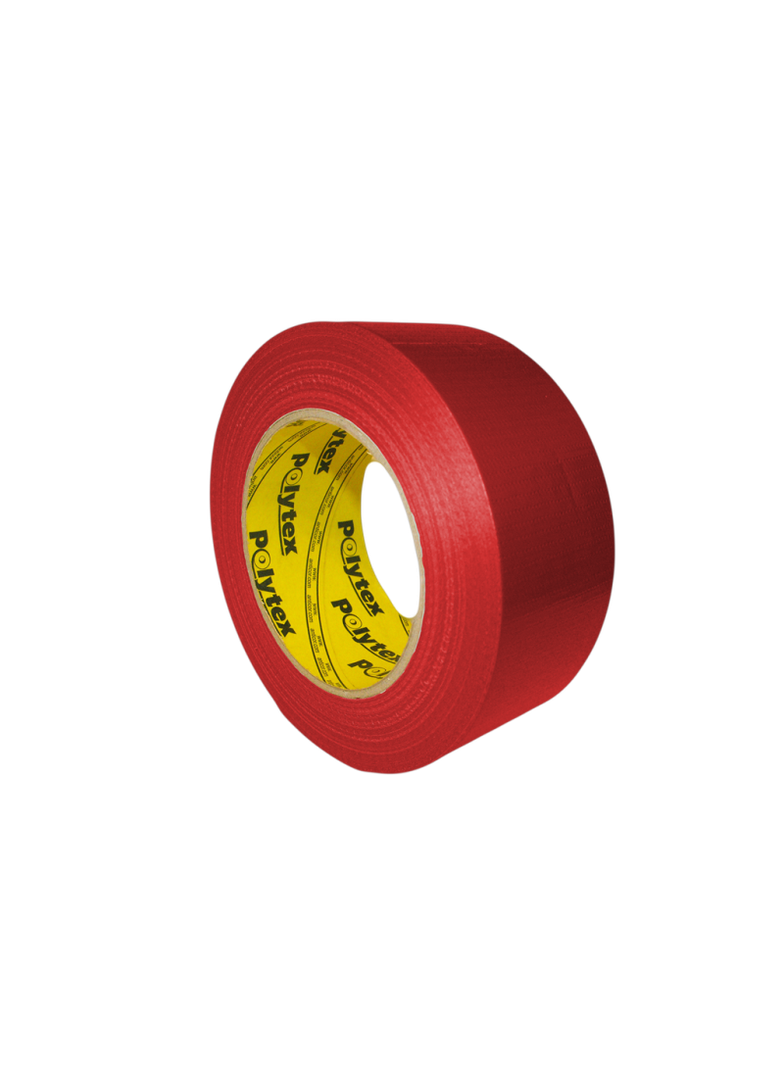 POLYTEX 118 profesjonalna taśma o różnorodnym zastosowaniu gr 0,25 mm x 48 mm x 9 m czerwona