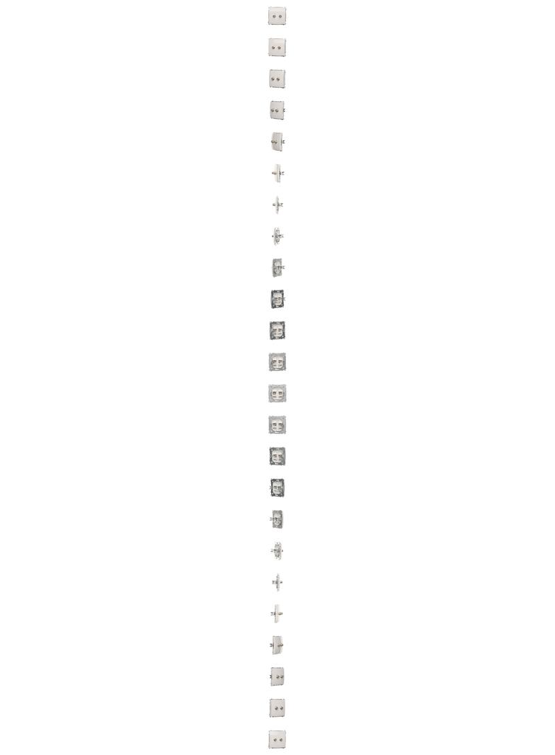 Simon Basic Gniazdo antenowe typu F podwójne biały