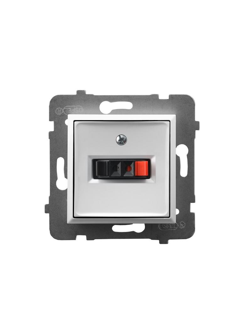 ARIA Gniazdo głośnikowe pojedyncze - kolor biały GG-1U/m/00