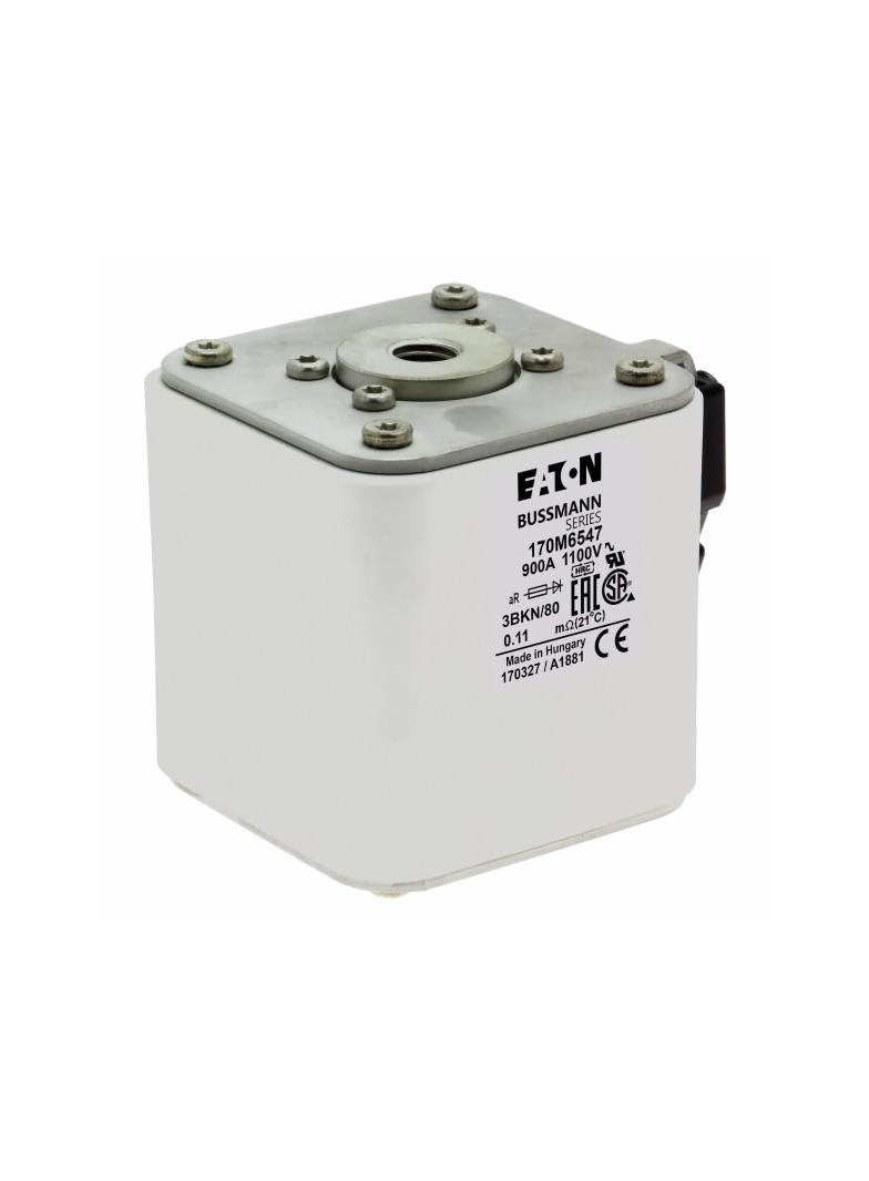 FUSE 900A 1100V 3BKN/80 AR Wkładka szybka 900A AC 1100V rozmiar 3 76x92x83 mm aR IEC UL 170M6547 EAT