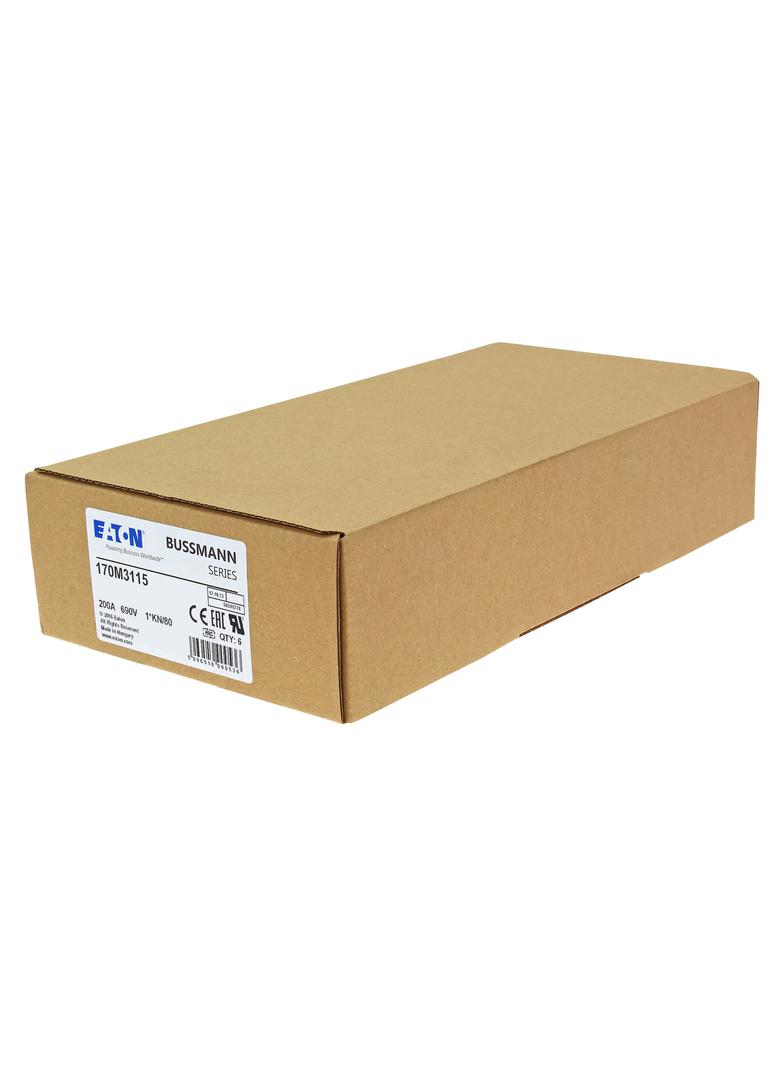 200A 690V 1*KN/80 aR INDICATOR FUSE Wkładka szybka 200A AC 690V compact DIN 1 45x59x104 mm 170M3115