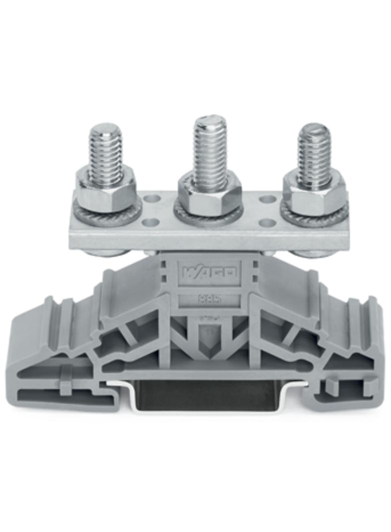 Złączka 3-sworzniowa M6 szara /25szt./ 885-306 WAGO