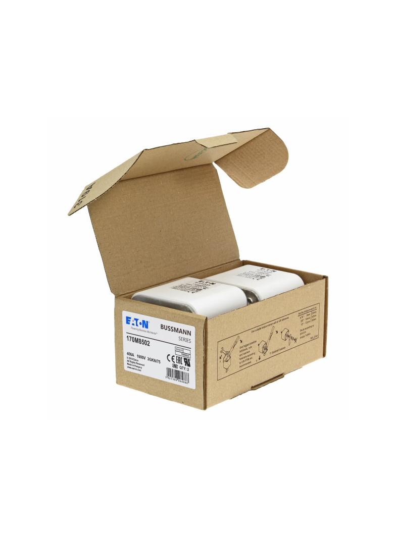 FUSE 400A 1000V 3GKN/75 AR UR Wkładka szybka 400A AC 1000V rozmiar 3 74x92x91 mm aR IEC UL 170M8502