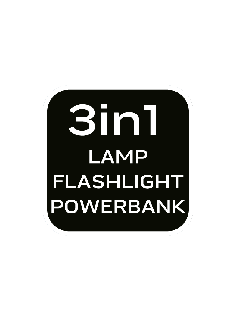 Lampa biwakowa 3 w 1