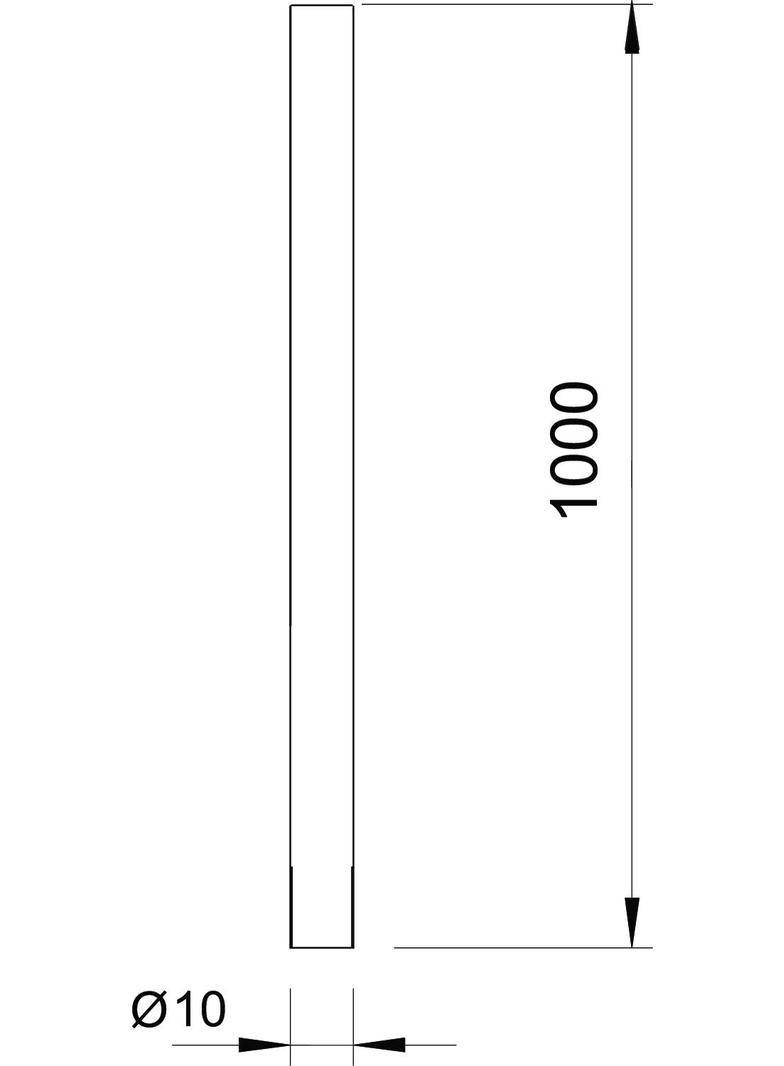 101/J-1000, ZWODY PRĘT.Z PRZEWĘŻ.BEZ GWINTA