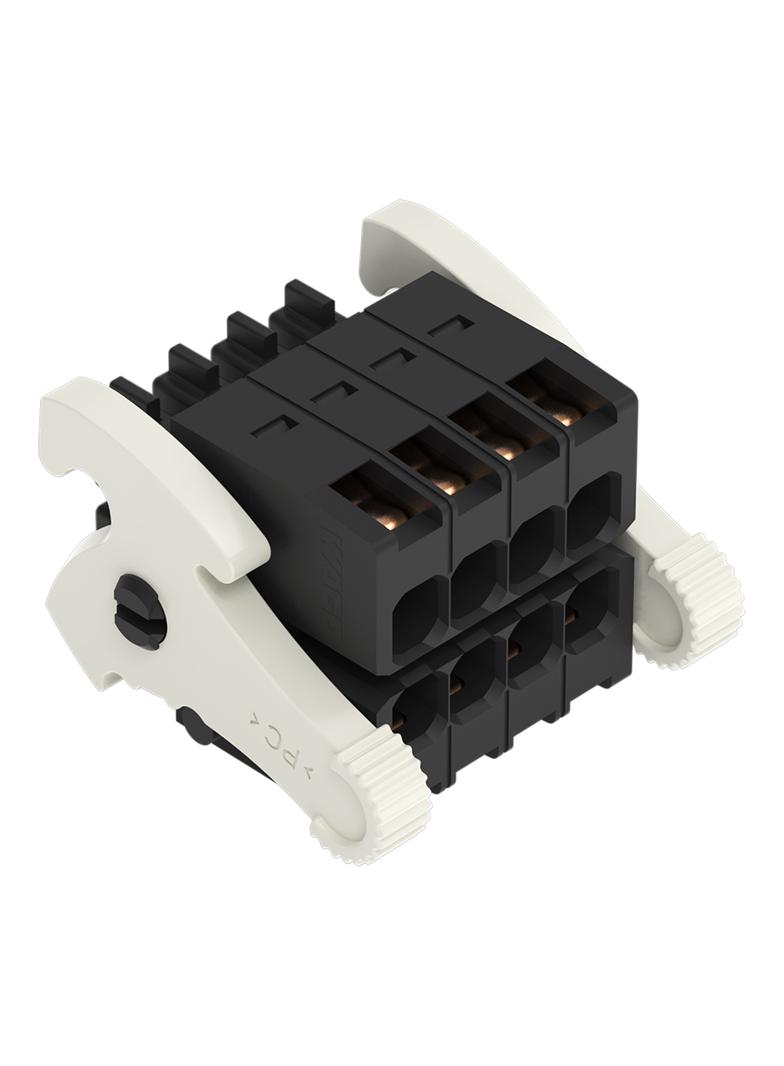 Gniazdo MCS‑MINI Classic 8‑biegunowe czarne raster 3,5mm 713‑1104/037‑000 /50szt./ WAGO