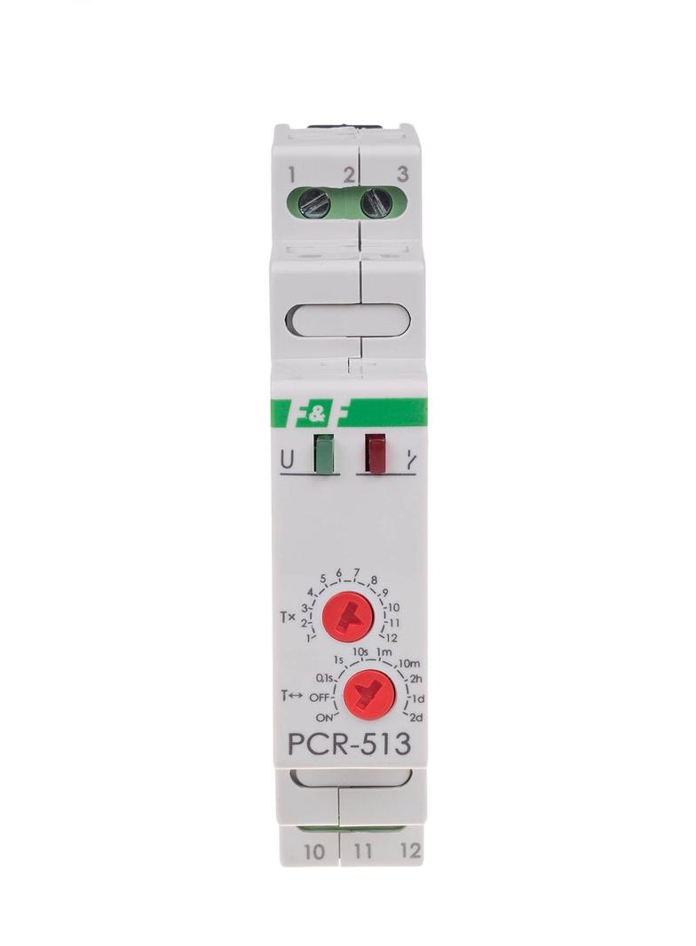 Przekaźnik czasowy rewersyjny styki: 1Z/R 24V PCR-513-24V F&F