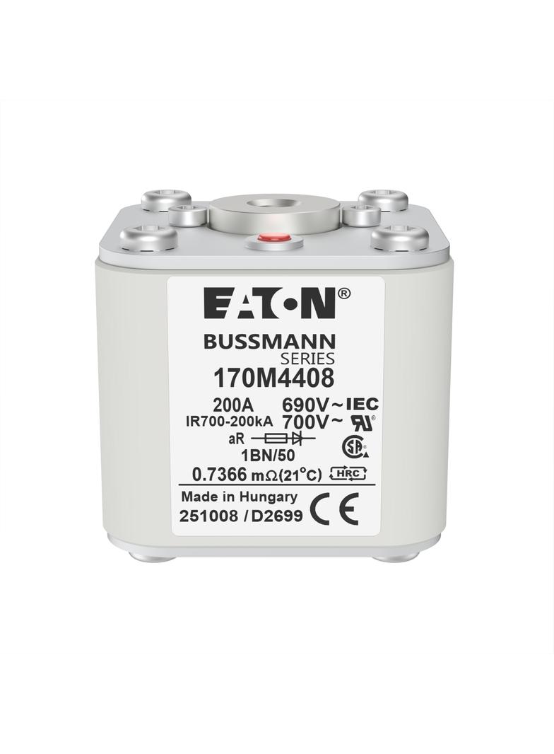 FUSE 200A 690V 1BN/50 AR UC Wkładka szybka 200A AC 690V rozmiar 1 53x69x51 mm aR IEC UL 170M4408 EAT
