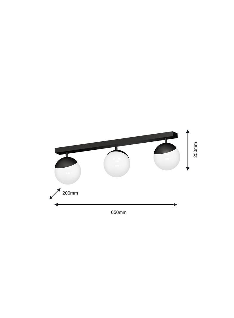 plafon Sfera Black 3xE14 MLP8857 Milagro