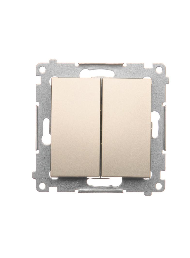 Simon 54 Łącznik świecznikowy 16A 250V zaciski śrubowe złoty mat DW5A.01/44 KONTAKT