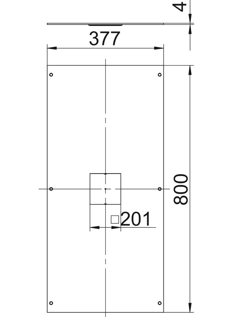 OKA/DG4/400, POKRYWA MONTAŻOWA OKA