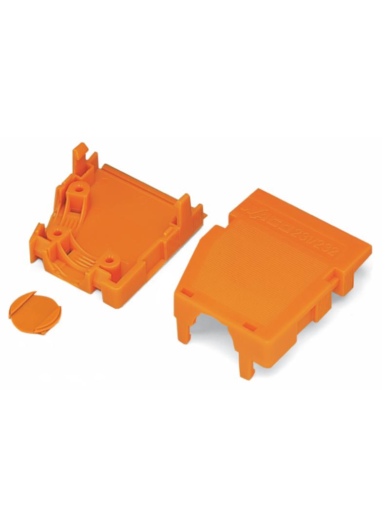 obudowa zabezpieczająca przewody 8-bieg. pomarańczowa raster 5,08 mm